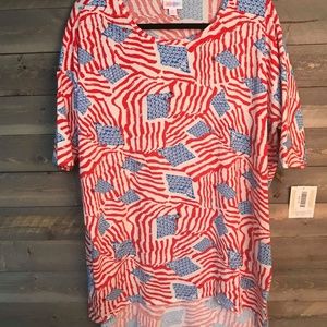 LuLaRoe Irma T - Medium - Americana Collection